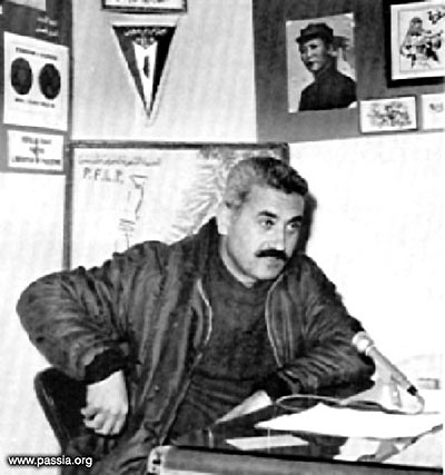 George Habbash, leader del Fronte Popolare per la Liberazione della Palestina