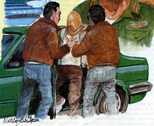 Disegno di Mario Scalia per Avvenimenti