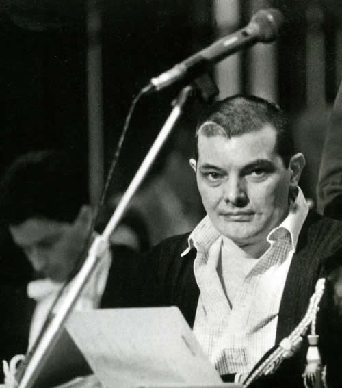 Gianfranco Stevanin al processo di primo grado. Si nota nella parte destra della testa la lunga cicatrice lasciata dall'incidente avuto con la moto (Giacomino foto)