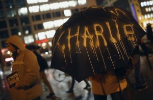 Una manifestazione a Parigi dopo la strage di Charlie Hebdo