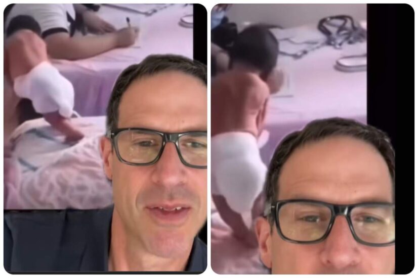 Il mistero del neonato che cammina