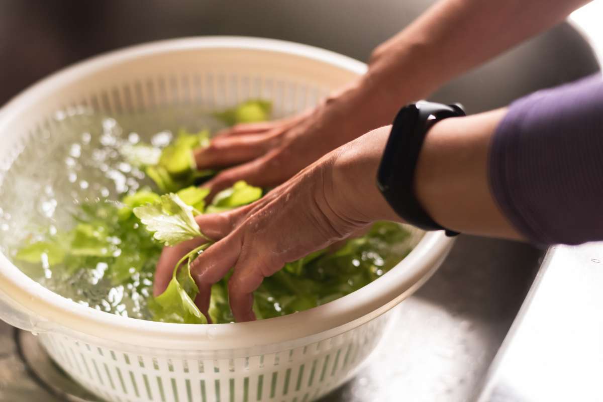 come lavare bene verdura