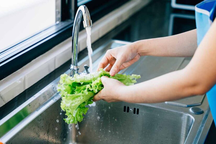 come lavare bene verdura