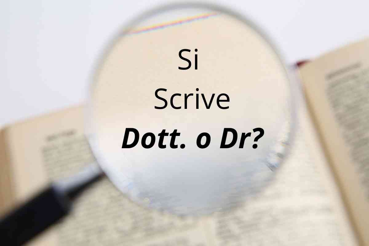 si scrive dott. o dr.