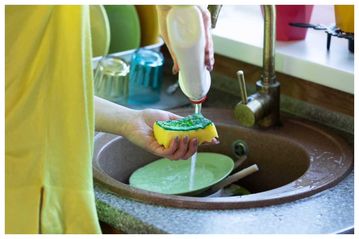 spugna cucina sporca