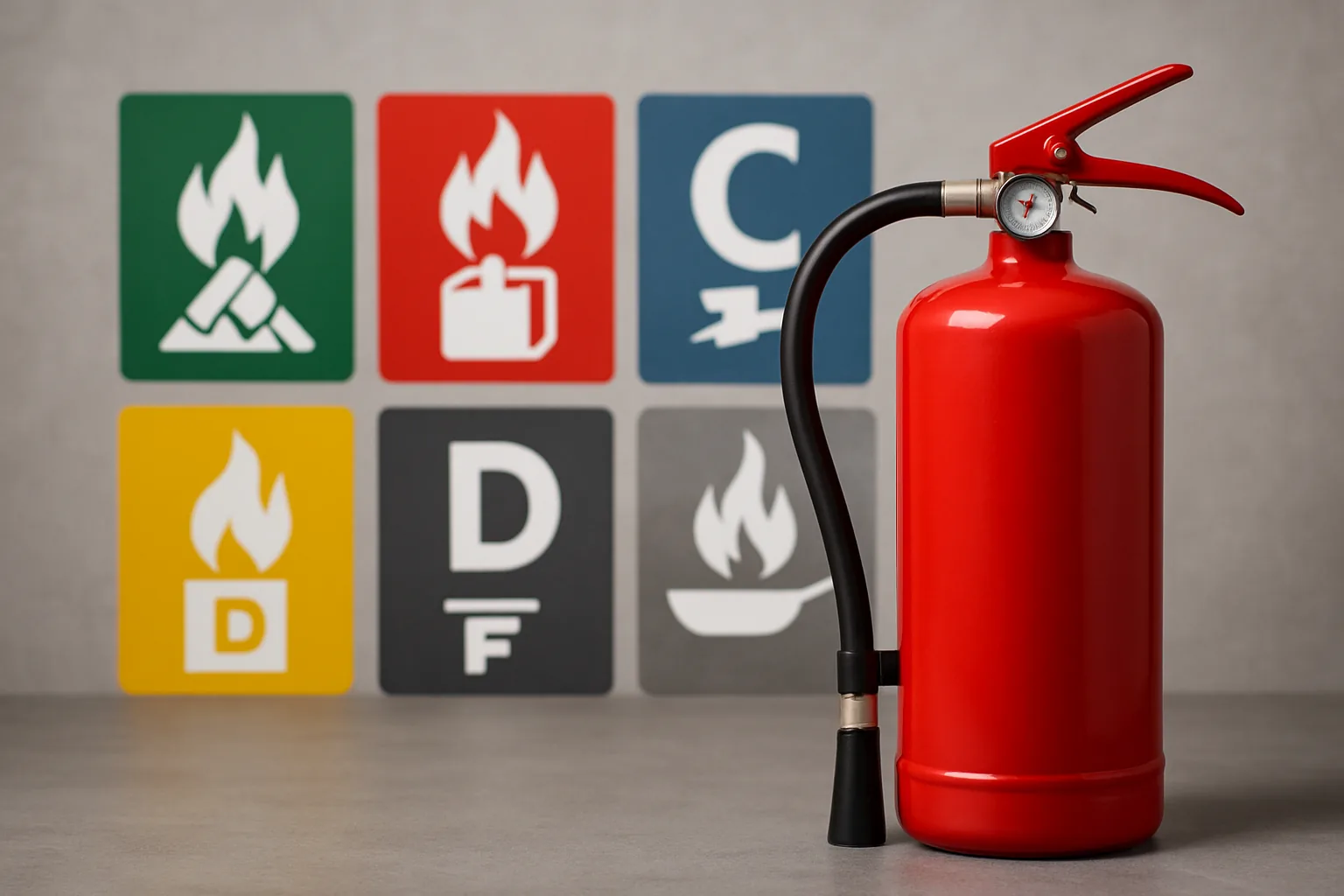 Estintori: come scegliere il tipo giusto per ogni classe di incendio secondo le normative
