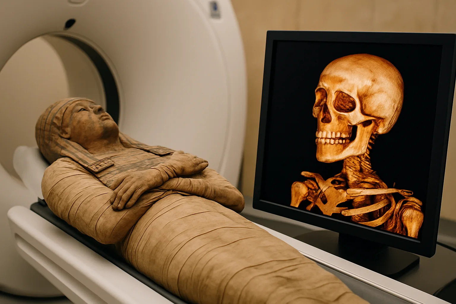 Mummie egizie: il segreto celato per 2.300 anni rivelato dalla scansione a Budapest