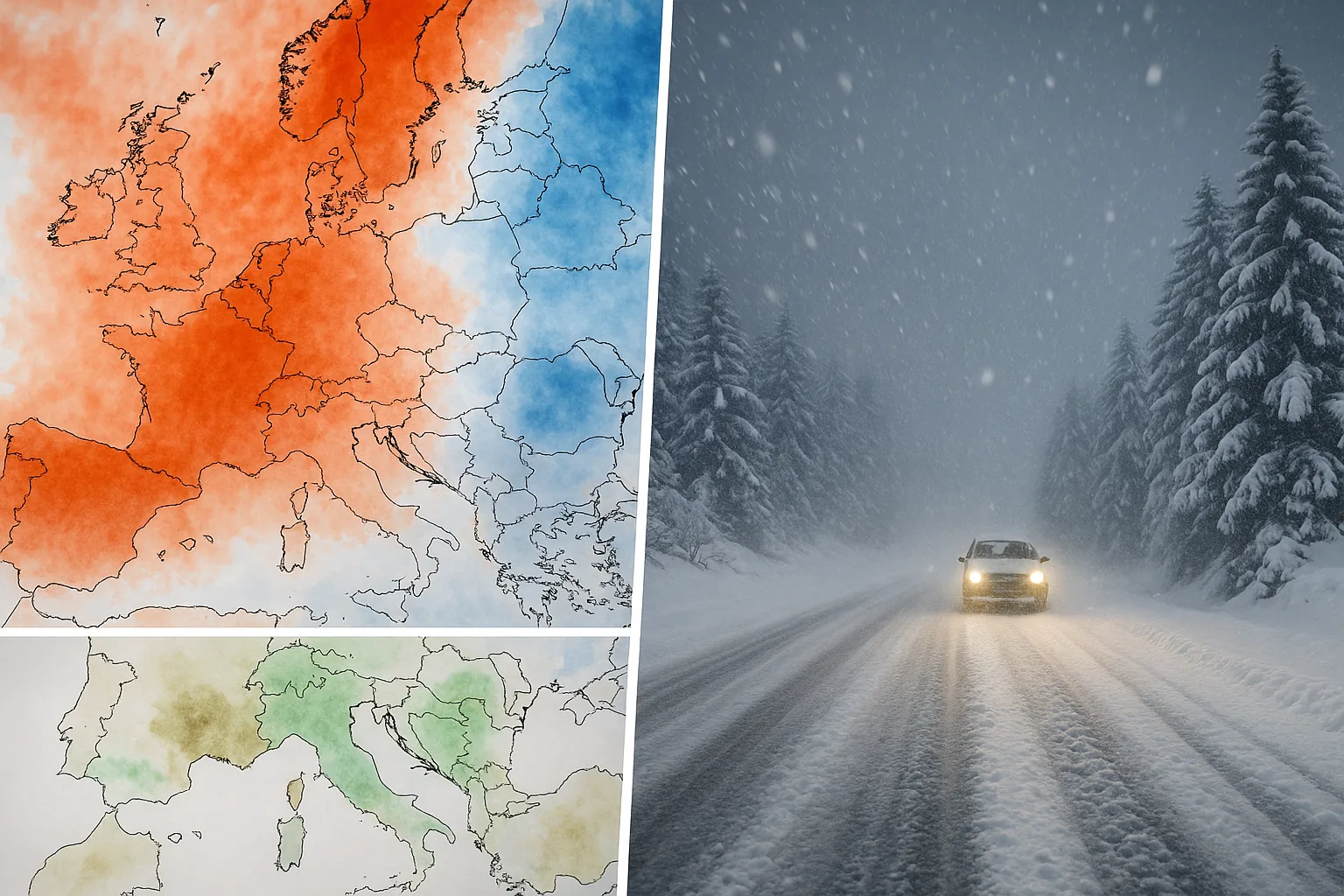 Meteo inverno 2026-2027: le proiezioni ECMWF su freddo, piogge e neve